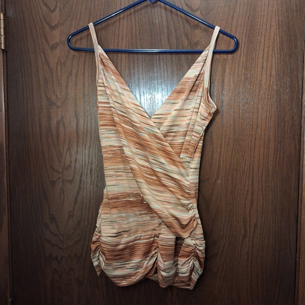 Rampage Multicolor Striped Top